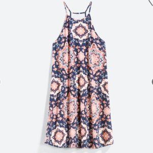 French Grey Bohemian Pattern Knit Tunic Dr…